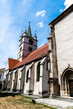 Sebes Lutheran fortified church, situated in Alba County, in the Transylvania region of Romania.