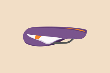 Bicycle seat. Bicycle concept. Flat vector illustrations isolated. 