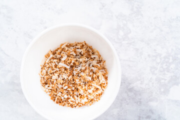 Toasted coconut