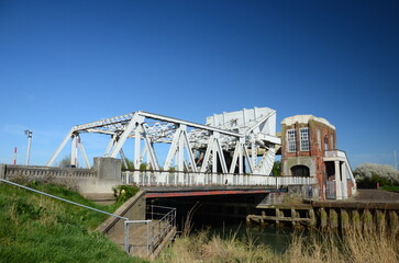 Sutton Road bridge Scherzer Rolling Bascule Bridge in Hull, England
