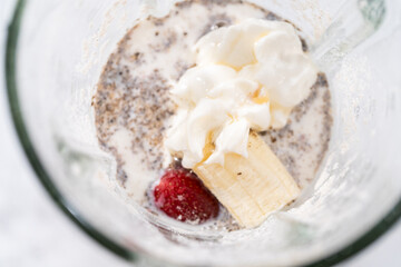 Strawberry banana smoothie