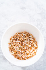 Toasted coconut