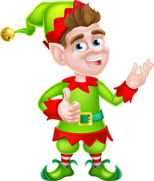 Thumbs Up Christmas Elf