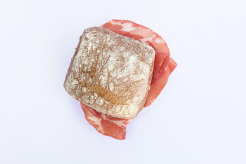 PANINO RUSTICO ITALIANO CON COPPA, RUSTIC ITALIAN SANDWICH WITH COPPA 