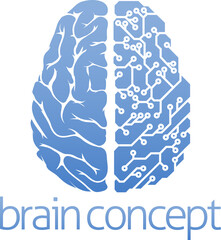 Brain circuit board concept