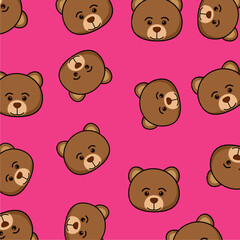 teddy bear head background