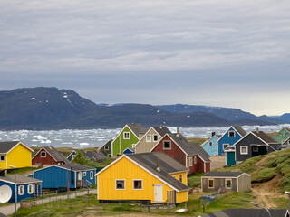 The beautiful settlement of Narsaq, Southern Greenland © Luis