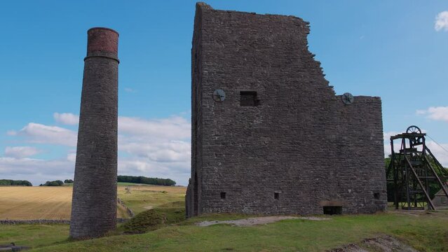 Ancient Ruins of Magpie Mine in the Peak District - travel photography