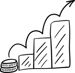 investment doodles set