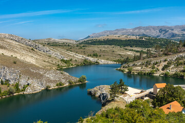 Klinje lake near Gacko in Bosnia and Herzegovina