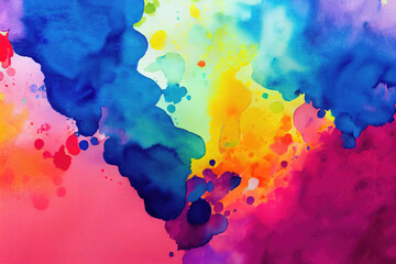 Paint splatter background. Abstract background multi-colored bright, saturated.