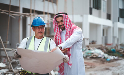 Arab Muslims are engaged in architecture business and are architects.Saudi manager organizes...