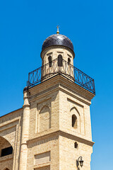 Arifjonboy Mosque with a rectangular minaret