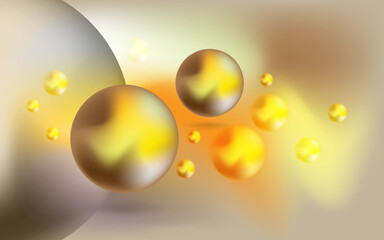 Abstract background with beautiful liquid fluid for cosmetics cream posters, business placards, covers and brochures
