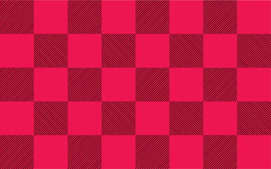 Pink checkered background.Checkered pattern. Background. Dollhouse pink background. Cell fabric. For the site, business. Wallpaper.