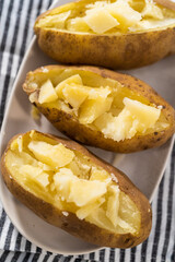 Pressure Cooker Baked Potatoes