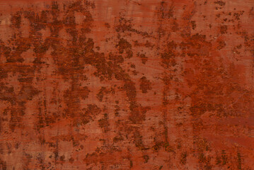 Grunge rusty orange brown metal corten steel panel background texture, rust and oxidized metal background. Old metal iron panel Rust dirty Iron Distressed red copper.