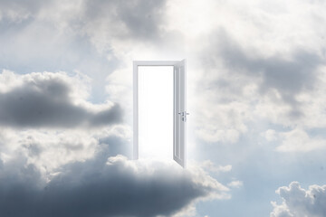 open door to the sky.