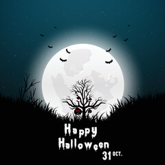 Halloween social media banner