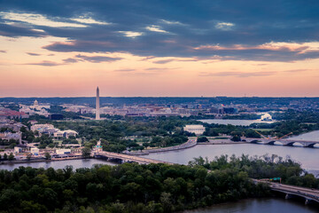Aerial View of the National Mall, DC