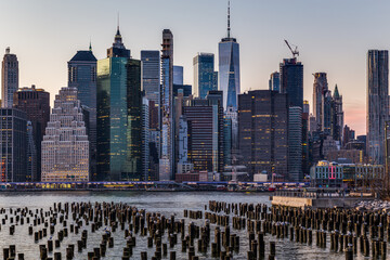New York City Skyline at sunset - 528290168