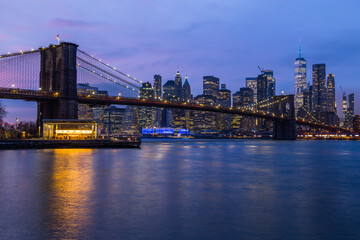 Obraz na płótnie Canvas New York City Skyline at sunset