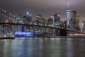 Fototapeta na wymiar New York City Skyline at night