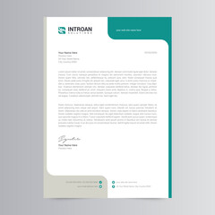 Modern and Corporate Letterhead Template
