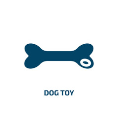dog toy vector icon. dog toy, dog, pet filled icons from flat pet shop concept. Isolated black glyph icon, vector illustration symbol element for web design and mobile apps