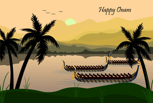 Happy Onam A Very Famous South Indian Festival Of India