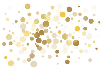 Gold glitter confetti, great design for any purpose. Party decor.