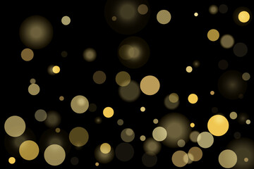 Gold glitter confetti, great design for any purpose. Party decor.