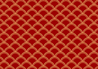 Chinese pattern wallpaper, oriental background for New Year. Vector illustration. New Year 2023.