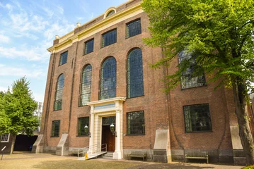 Schilderijen op glas Amsterdam, Netherlands. August 2022. The Portuguese Synagog in Amsterdam. © Bert