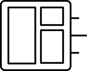 Configuration management Line Concept vector image.