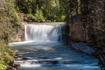 Obraz premium Water falls at Johnston Canyon, Banff National Park