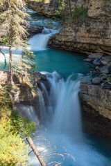 Water falls at Johnston Canyon, Banff National Park