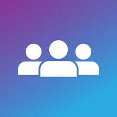 Teamwork vector icon. Illustration Logo Template. Team line icon, seo development, people sign Team of people simple isolated symbol sign.	