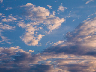 Obraz premium Colorful Pacific Northwest skies and cloudscapes