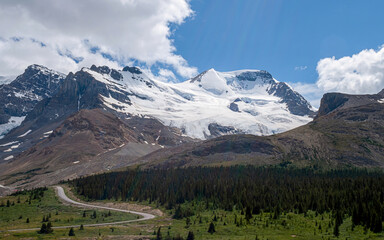 The Athabasca Glacier and Columbia Icefield	