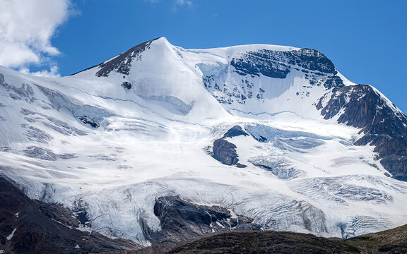 The Athabasca Glacier And Columbia Icefield	