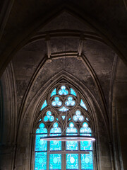 Maastricht, The Netherlands - July 2022: Visit the beautiful city of Maastricht -  View of a magnificent library in a Dominican church