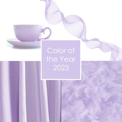 Color of the 2023 year digital lavender