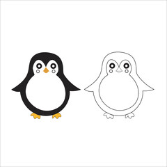 Penguine Vector Illustration for free