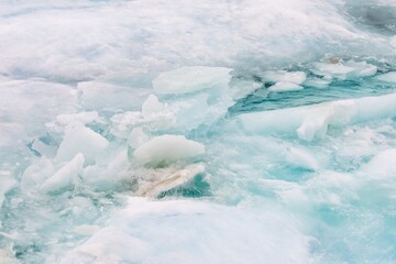 Pack ice in Canadian Arctic