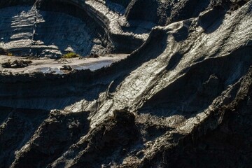 Permafrost melting on Herschel Island