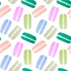 Macaroons cartoon seamless candy cake pattern for wrapping and kids clothes print and fabrics and kitchen textiles