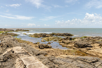Fototapeta na wymiar beach in the city of Itacare, State of Bahia, Brazil