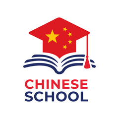 Vector logo of the Chinese language school