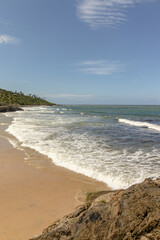 Fototapeta na wymiar beach in the city of Itacare, State of Bahia, Brazil